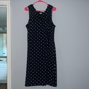 Talbots scallop neck dress